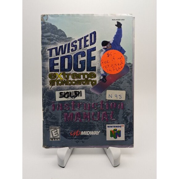 Twisted Edge (Nintendo 64 N64, 1998) Manual ONLY No Game - Picture 1 of 6